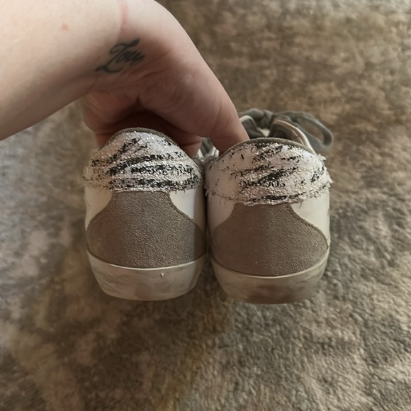 Golden Goose Superstar Sequin Cheetah Sneakers 38 - Picture 2 of 9